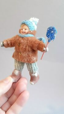 Игрушки ручной работы. Миниатюрные куклы